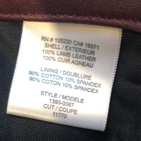 CURRENT/ELLIOTT Stretch Leather Jeans mid-rise 26 - Picture 4 of 6